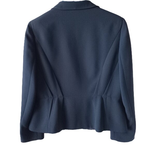 Precis Women's Blazer Jacket Navy Blue Office Career Stylish Classy Size 14 - Picture 7 of 7